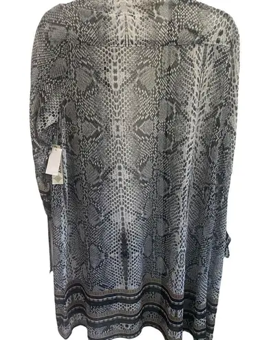 NWT Sheer Animal Print Cover Up