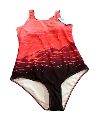 EXLURA Swimsuit Women's Sz L Criss cross