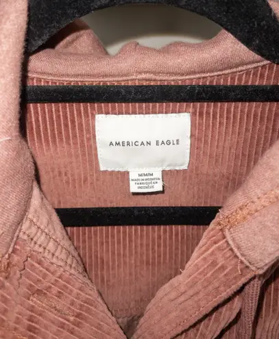 American Eagle Light Maroon Corduroy Jacket