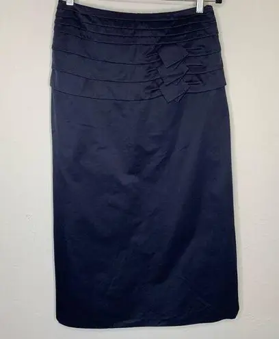 Armagan Blue Cotton Tencel Sz 42 ( medium) Midi Skirt