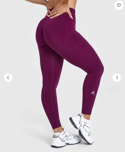 Oner Active Burgundy Gym Leggings