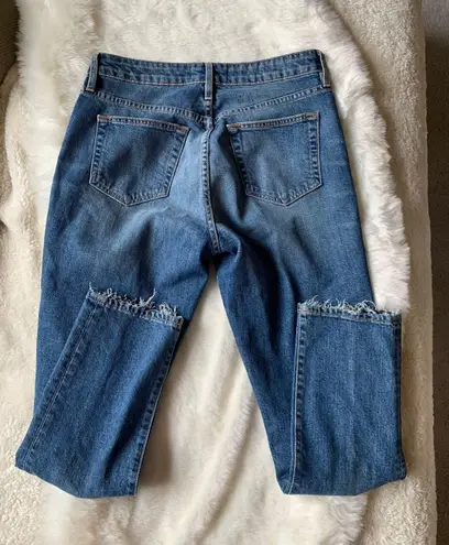 SLVRLAKE Lou Lou Raw Hem Jeans