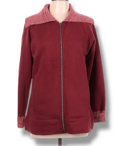 Sahalie Burgundy Zip