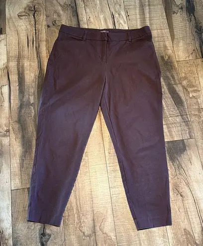 Maurice's Maurice’s Purple Lilac Stretch High Rise Pixie Pants Size Junior’s 13 14 Short