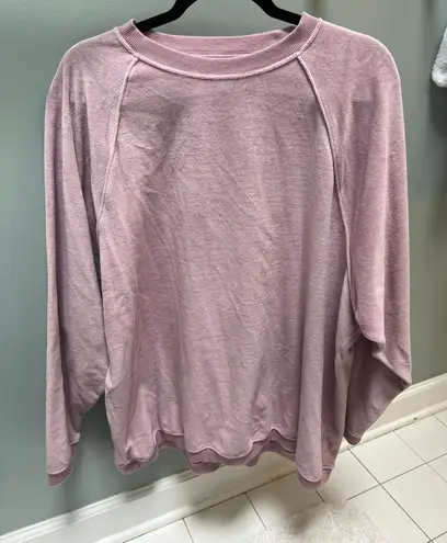 Aerie Light Purple Crewneck Sweatshirt