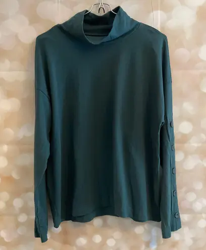 Madewell Teal Turtleneck Sweater