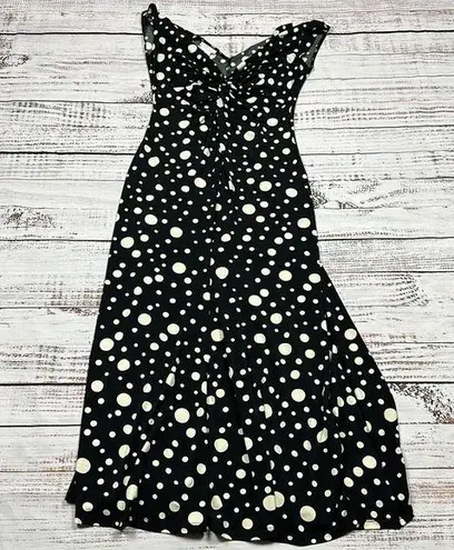 London Times  polka dot sleeveless dress size 6