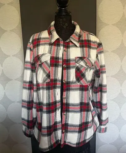 Flannel fur jacket