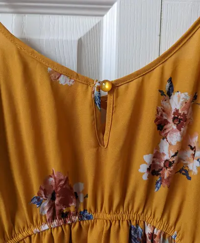 Three Pink Hearts floral print dress