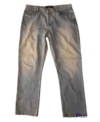 London Jean Denim Co. High-Rise Straight-Leg Plus Size Jeans