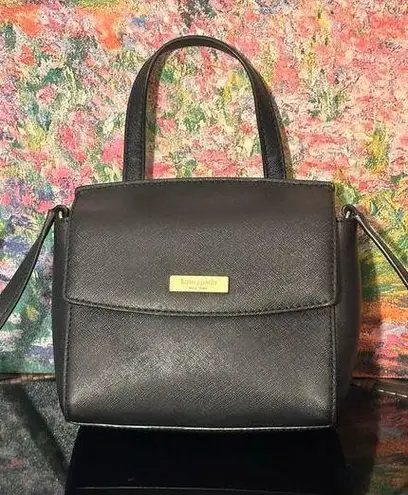 Kate Spade GUC Small Black Saffiano Leather  Crossbody Bag