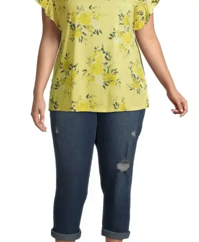 Terra & Sky distressed Boyfriend jeans