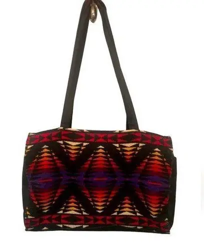 Pendleton Southwest Large Messenger Bag Wool Pockets Organize Aztec Navajo