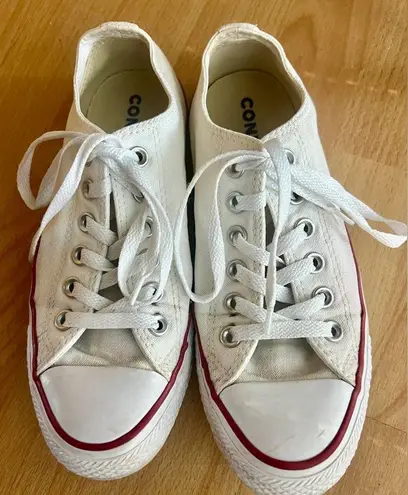 Clearance 50% off Converse White All Star Sneakers Size 7