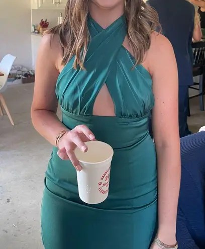Boutique Green Formal Dress Size 8