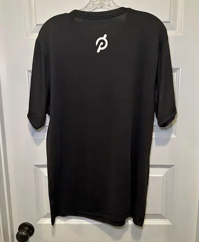 Peloton Black Century 100 Club Ride Scoop Neck Short Sleeve tee size XL