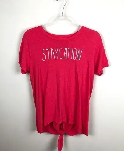 Sundry Staycation Hibiscus Short Sleeve Tee Shirt