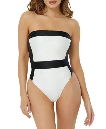 PQ X Haleyy Baylee Haley Belted One Piece in Milano Medium Womens Swimsuit White