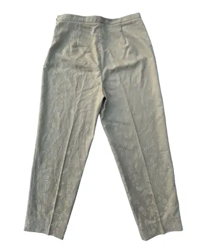 Josephine Chaus Vintage Nude Tan Floral Dress Pants