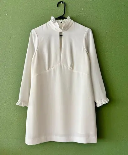 Shoshanna White Melody Keyhole Dress Size 6