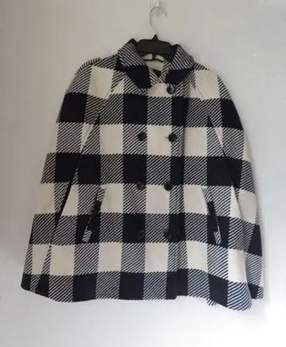 Talbots Women BUFFALO CHECK CAPE