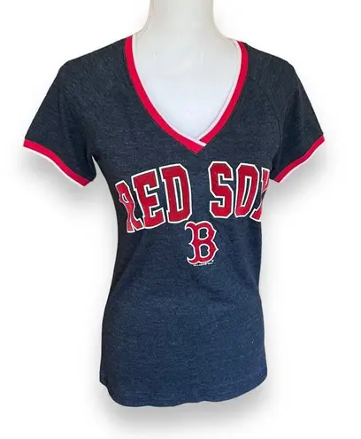 5th & Ocean  Boston Red Sox Women’s V-Neck Shirt- Size M