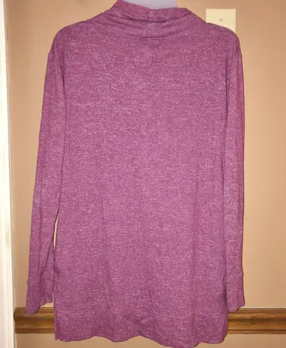 Aerie Cowl Neck Just Add Leggings Sweater Purple Small