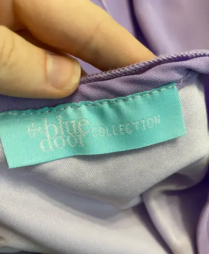 The Blue Door Collection Purple Mini Dress
