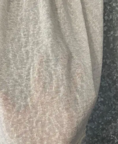 Living Doll Ivory Lace Babydoll Boho Sleeveless Top - Size Medium - Semi Sheer