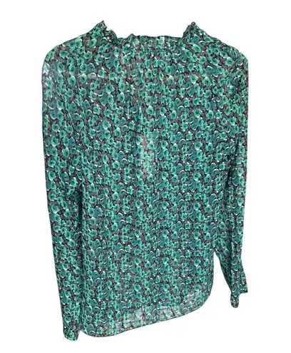 Rebecca Taylor NWT Climbing Rose Silk-Blend Blouse