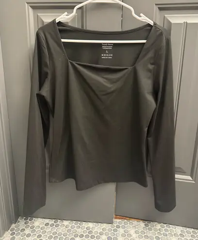 Amazon Trendy Queen Womens Long Sleeve Shirts Square Neck Going Out Crop Tops Fashion Y2k Workout Clothes Fall Outfits 2025 thumbnail 1