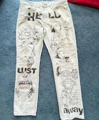 Levi's 511 Customized Spirited Away Jeans