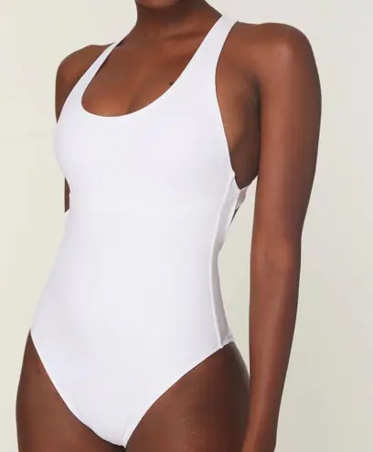 ANDIE The Tulum One Piece Swimsuit White Size S NWT minimalist