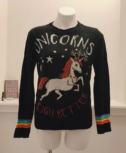 Self Esteem 2-Pc Crewneck Christmas Sweater w/Infinity Scarf, Size M New w/Tag