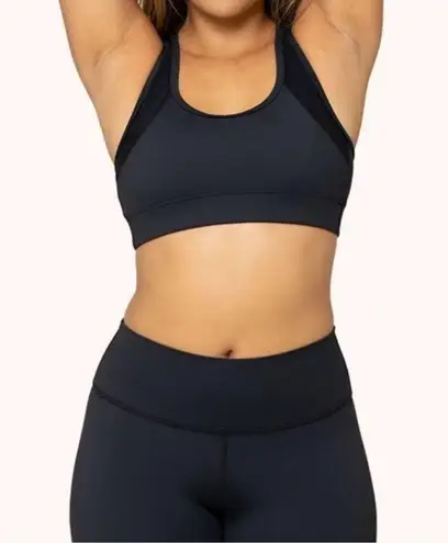 NWOT LIVELY The Active Cross Back Sports Bralette Black Size Small