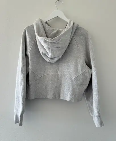 Lululemon Gray Scuba Quarterzip Hoodie