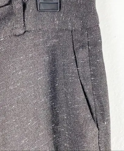 Sandro SPORTSWEAR Brown Speckled High Rise Slacks, Size 8