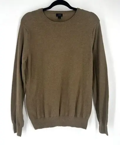 J. Crew Military Green Cotton Wool Blend Sweater Size Small Oversized