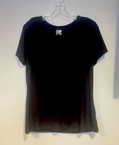 32 Degrees Heat 32 Degrees Cool T-Shirt Womens XL Black Scoop Neck Short Sleeve Soft