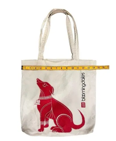 Bloomingdales lunar new year year of the dog 2018 canvas tote edition