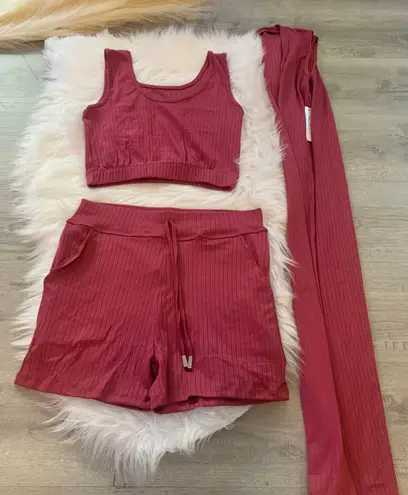 Boutique 3 Pc Ribbed Set