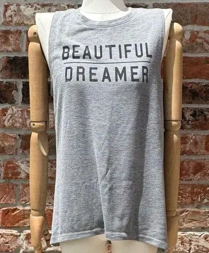 Modern Lux Beautiful Dreamer grey sleeveless tank top / L / Excellent condition
