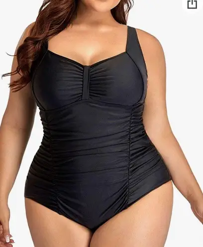 UTSJKR Tummy Control Swimsuits For Women Slimming One Piece Bathing Suit Retro Ruched Push Up Vintage Padded Swimwear Purple M