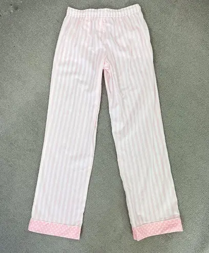 Victoria's Secret  Striped Lightweight Sleep Lounge Pants Pink White XS