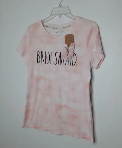 Rae Dunn  BRIDESMAID T-Shirt with Scrunchie