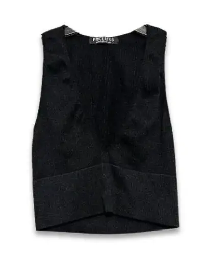 Priceless Crop Top Ribbed Texture V