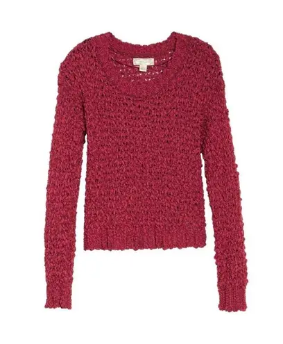 Band of Gypsies  Red Chunky Knit Sweater Size Small NWT