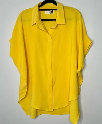 Bucketlist yellow tunic top size small - Image 1