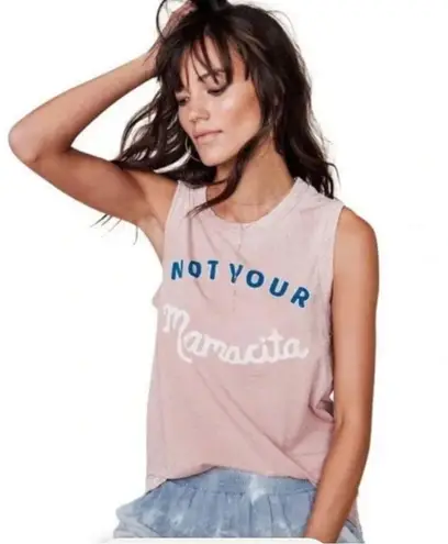 Mate the Label Tula Not Your Mamacita Burnout Tank Medium Large