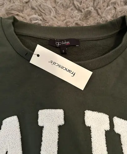 Francesca's Francesca’s Malibu Green Crewneck